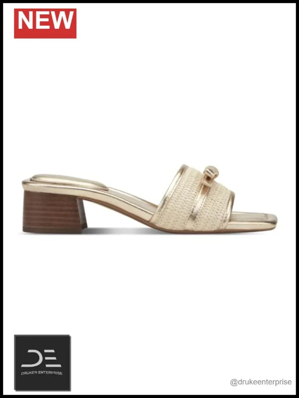 Women's Heeled Sandals - truTECH Cushioned Comfort Block Heel Slip Ons